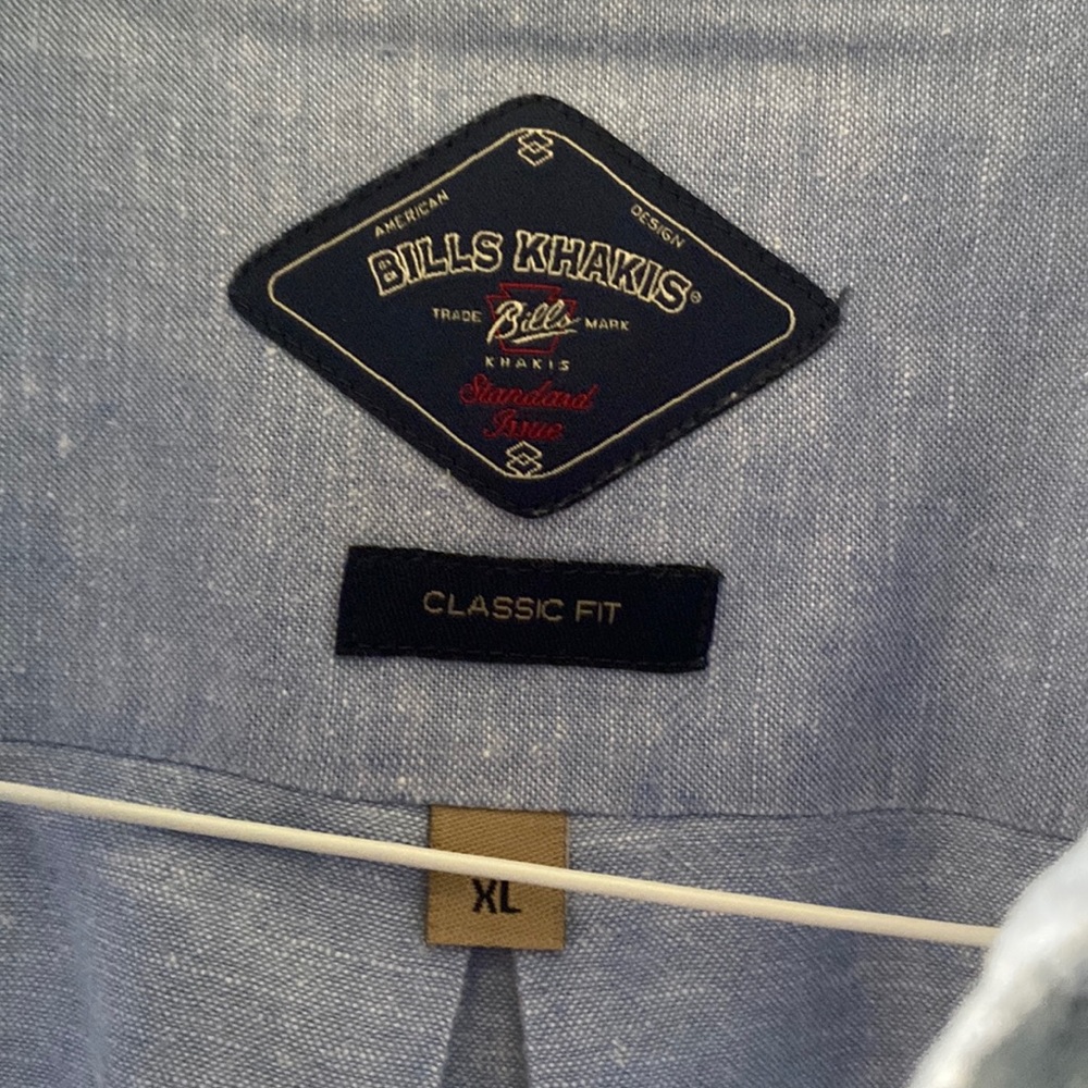 Button down casual bills khaki shirt